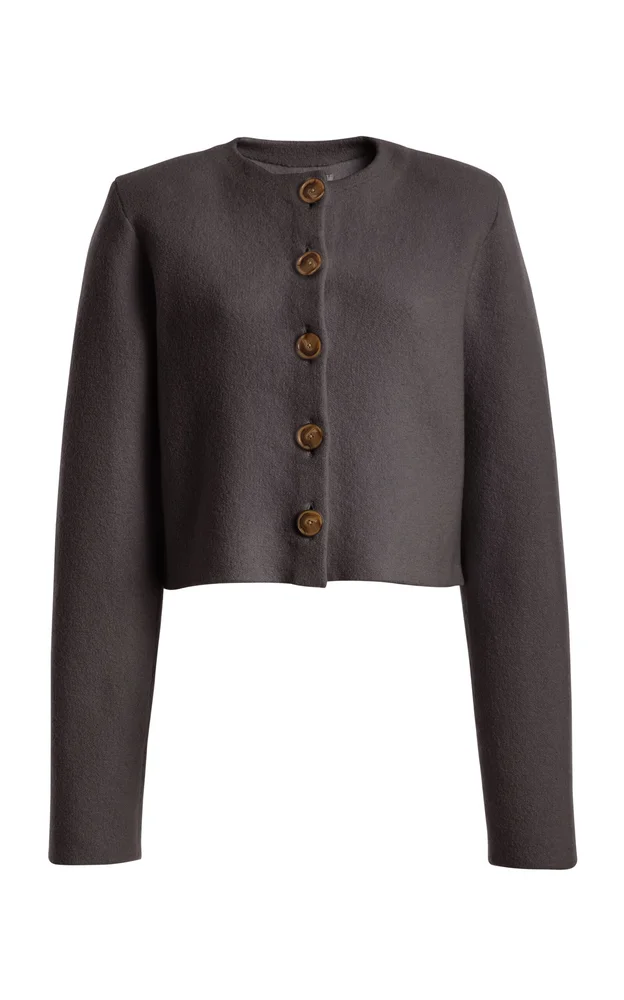The Ryder Cropped Virgin-Wool Jacket