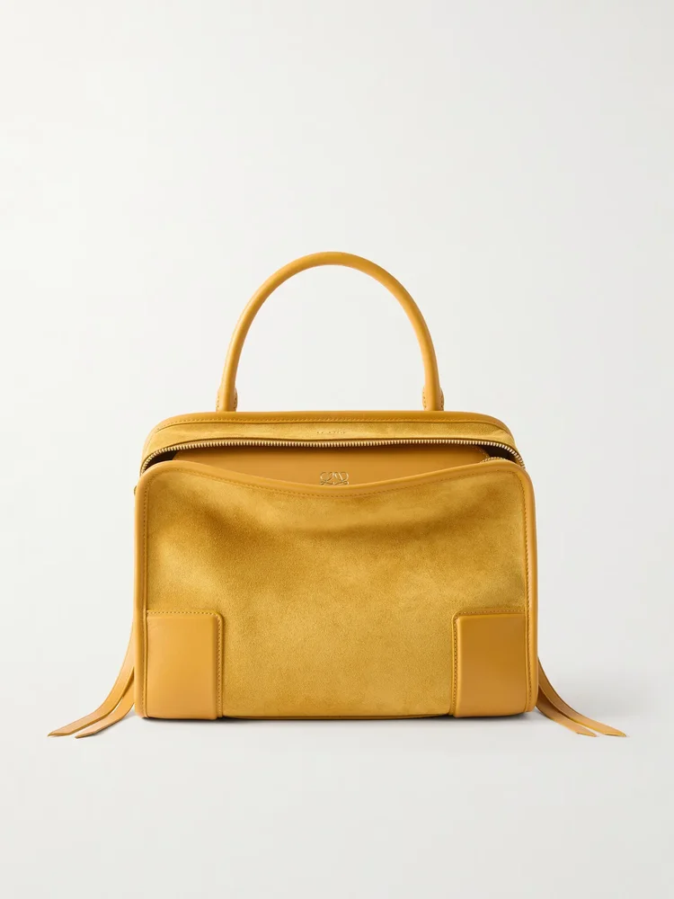 Amazona 180 medium suede shoulder bag