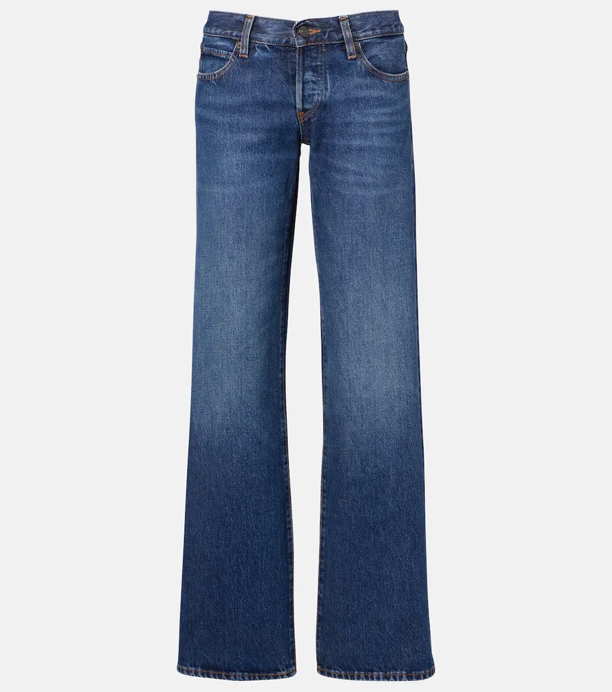 x Amelia Gray The Gray low-rise straight jeans