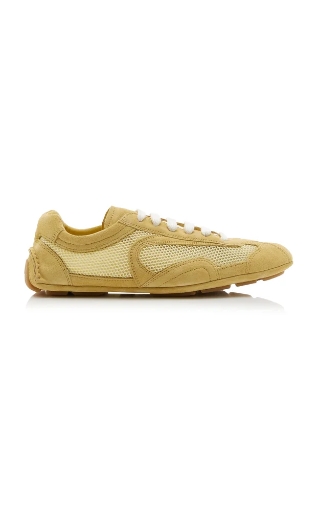 Montecarlo Re-Edition 2005 Suede-Trimmed Mesh Sneakers