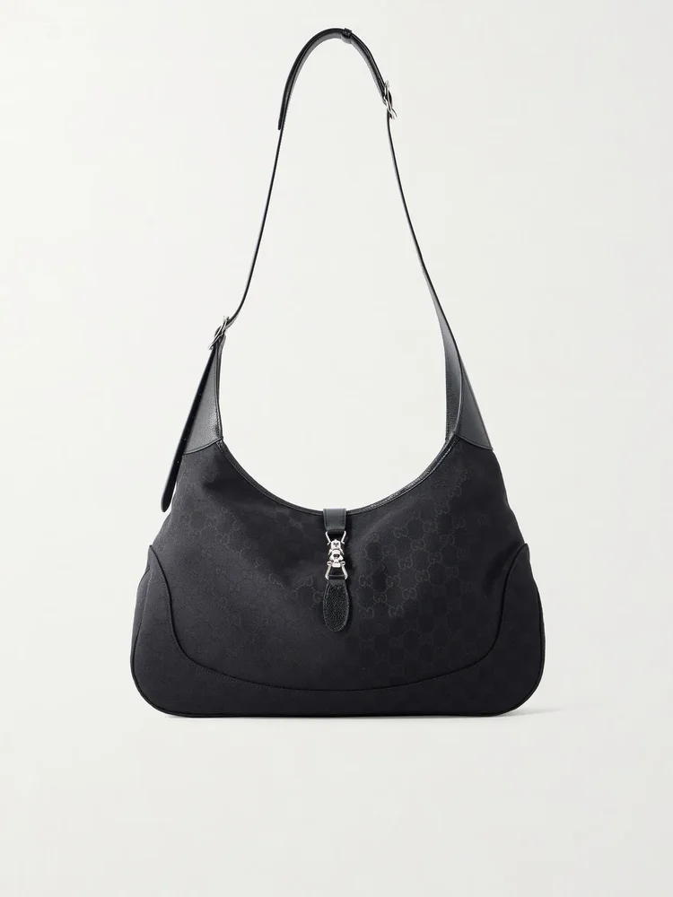 Gucci Jackie 1961 large canvas-jacquard shoulder bag