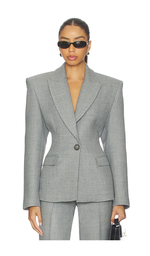 Epona belted linen blazer
