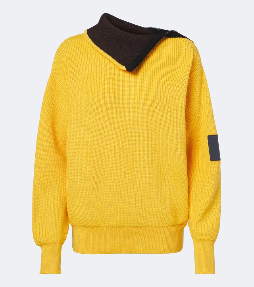Double L wool-blend sweater