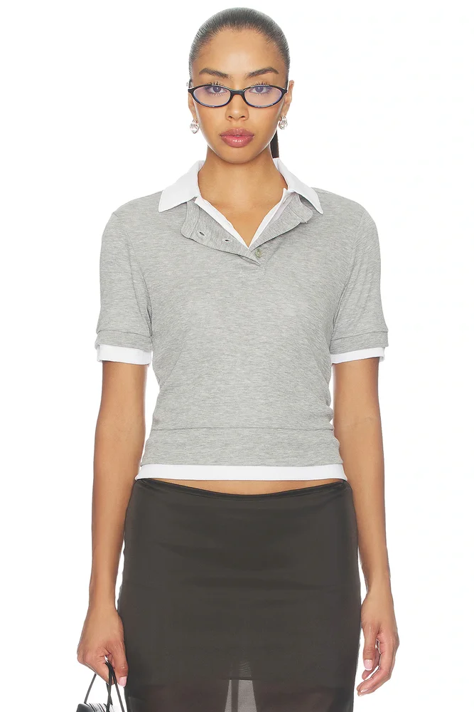 Double Polo Tee