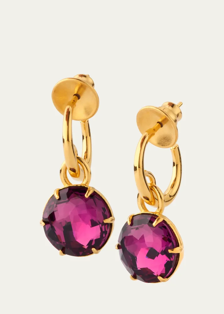 Crystal Mini Hoop Earrings