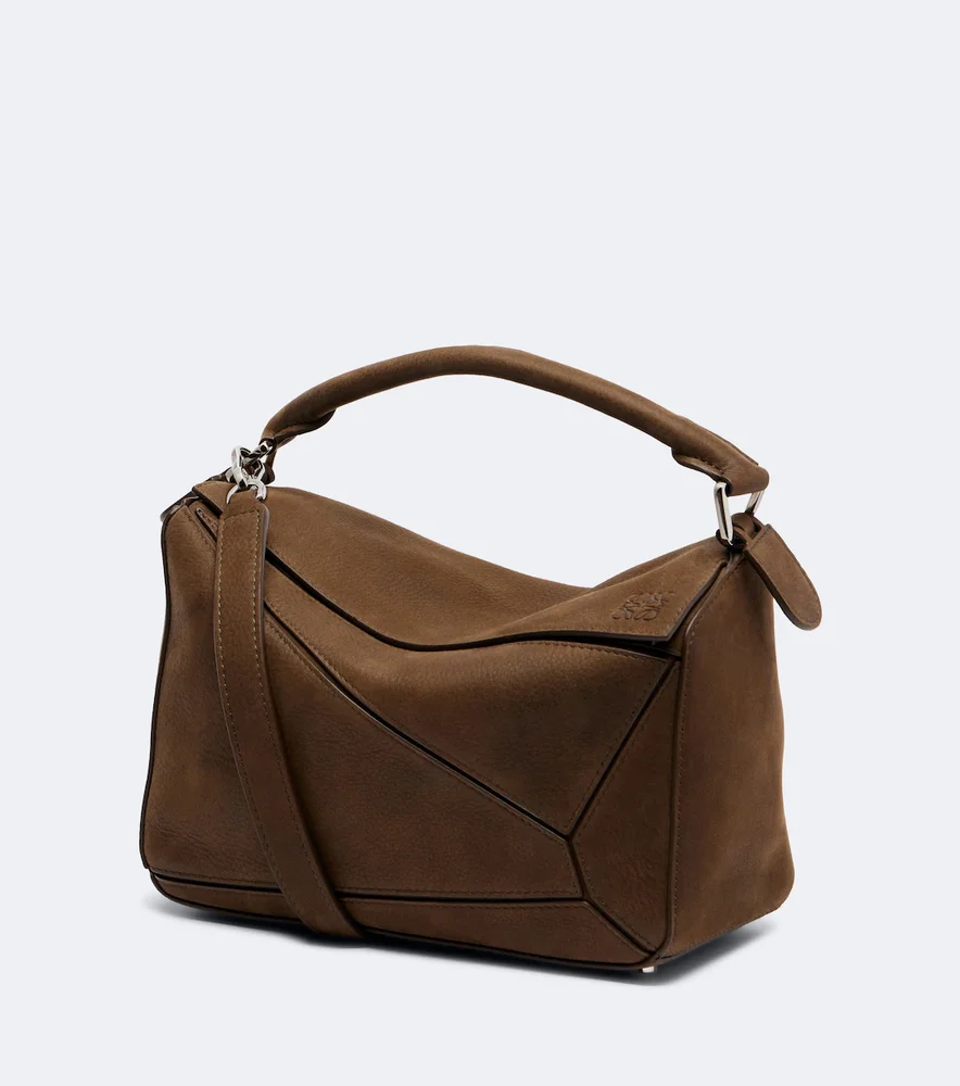 Puzzle Small leather top-handle bag