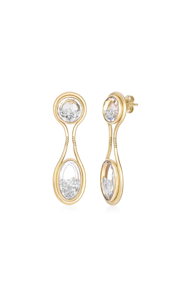 18k Yellow Gold Sereno Drop Earrings