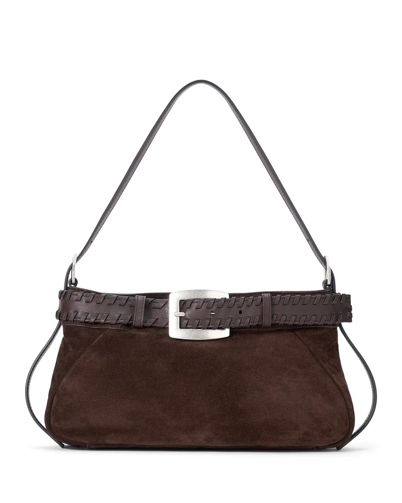Brooklyn Suede Shoulder Bag