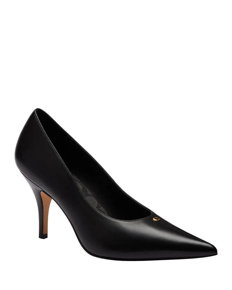 Women's Daisy Leather Pointed Toe Pumps