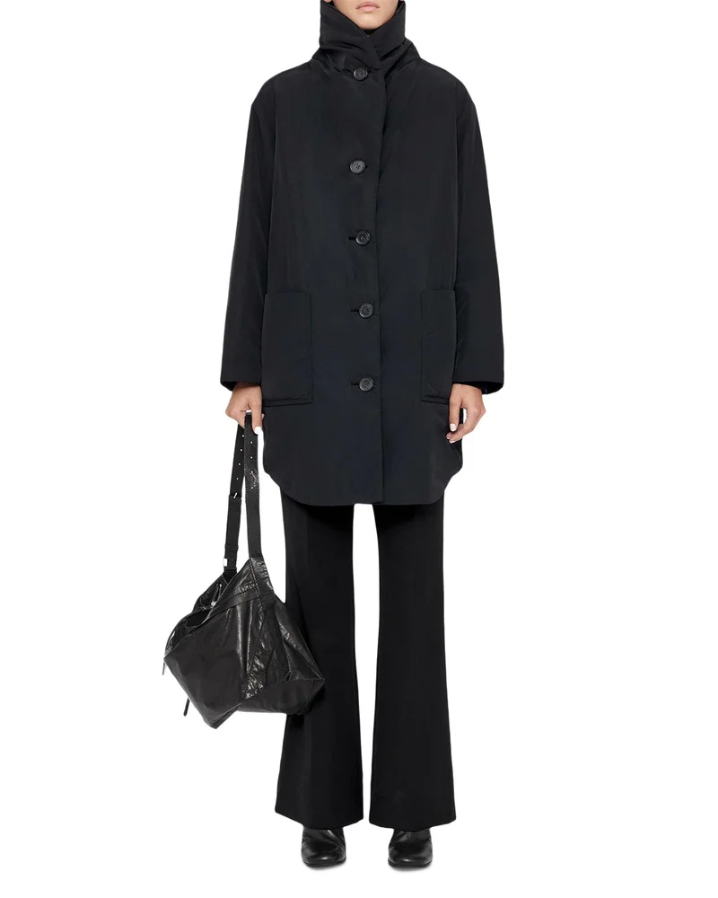 Darcie Button Front Puffer Coat
