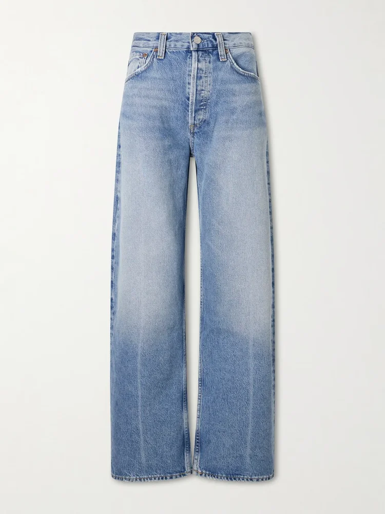 Arc mid-rise wide-leg jeans