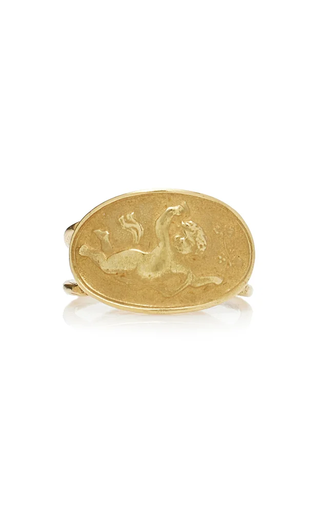 Ninfa Dei Fiori 18K Yellow Gold Ring
