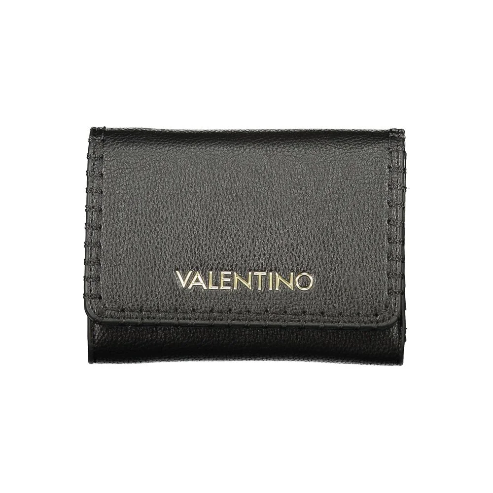 Mario Valentino Black Leather Women's Wallet