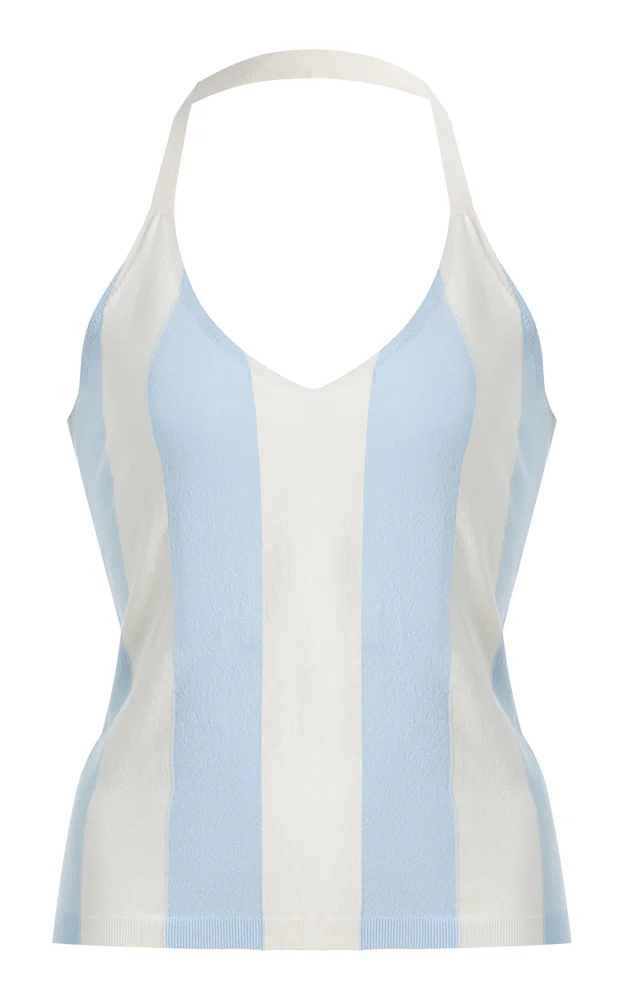 Exclusive Maira Striped Halter Top