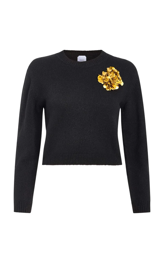 Romy Sequined Cashmere Sweater