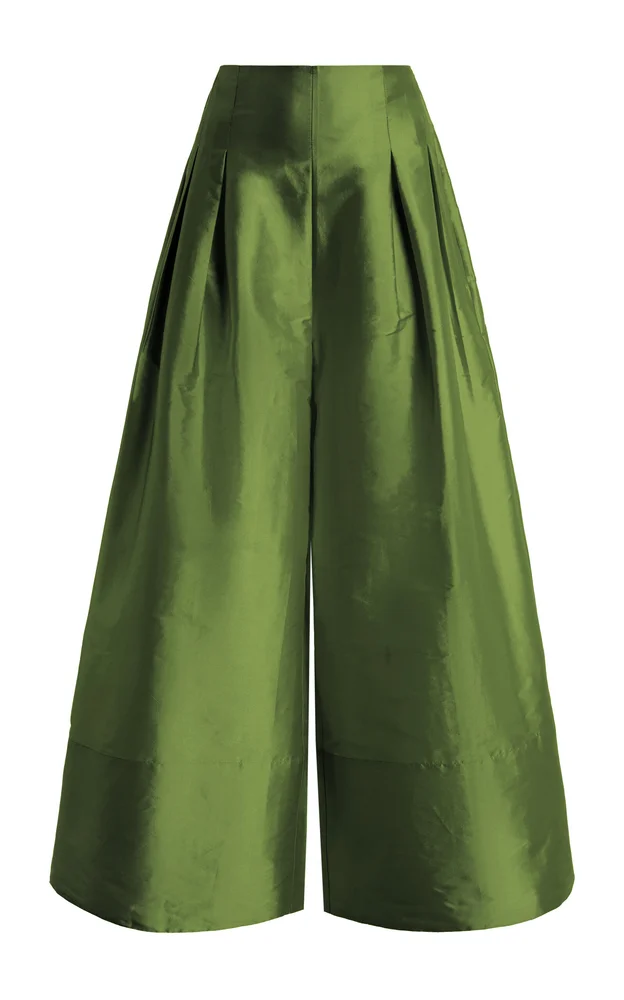 Techno Taffeta Ultra Wide Leg Trousers