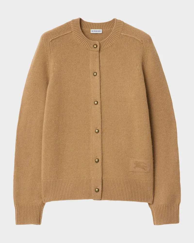 Clara Cashmere Crewneck Cardigan