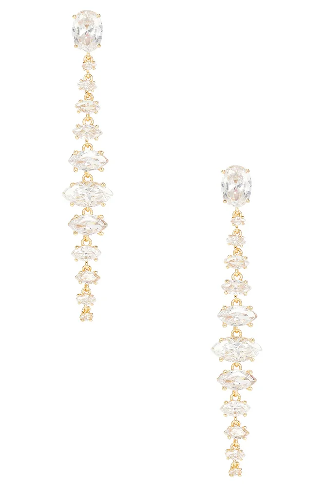 Diamond Drop Earrings
