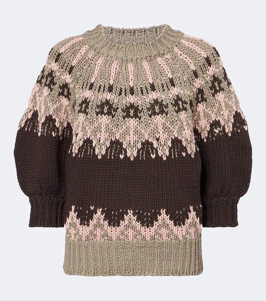 Marty Fair Isle cotton sweater
