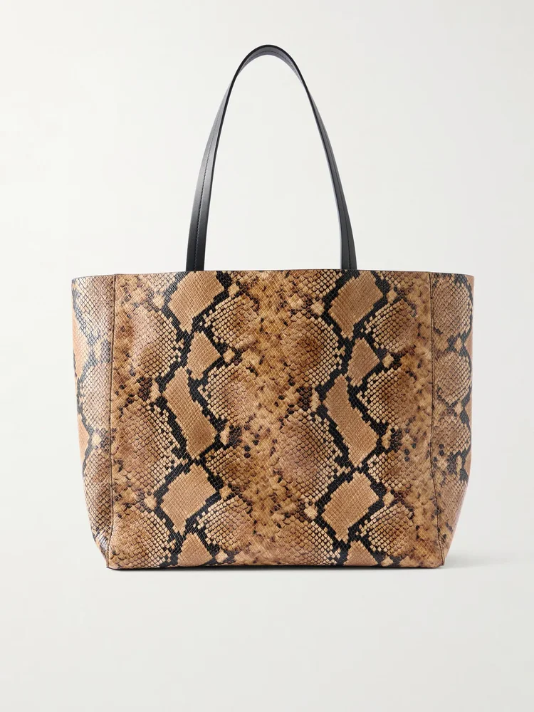 Keith medium animal-print leather tote