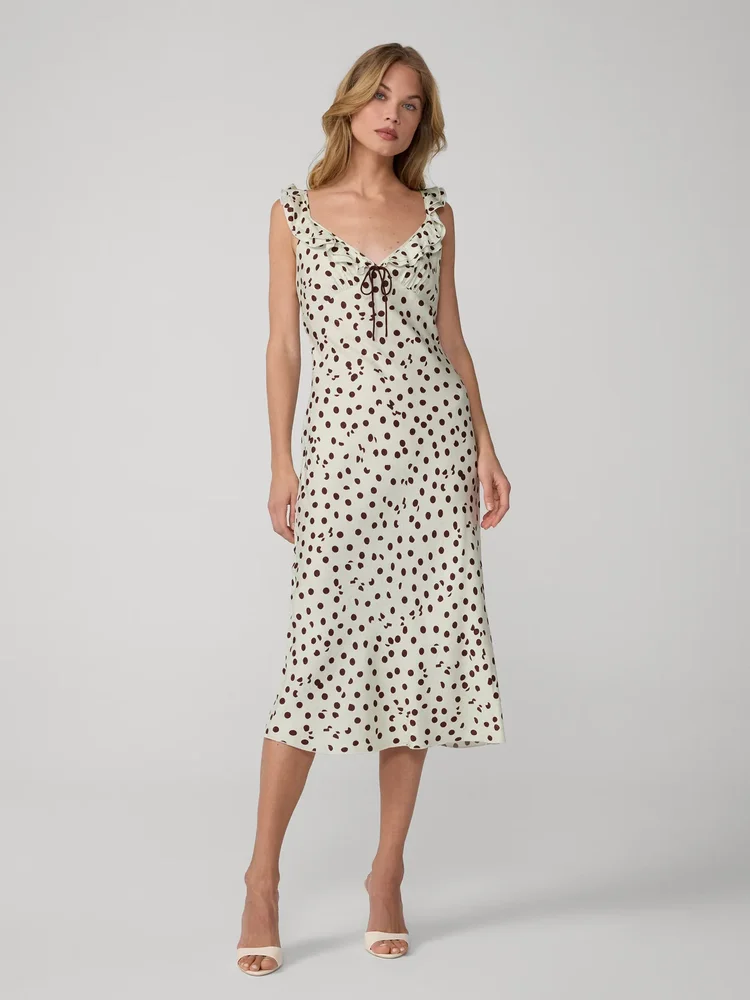 Christina Dress in Rive Dot