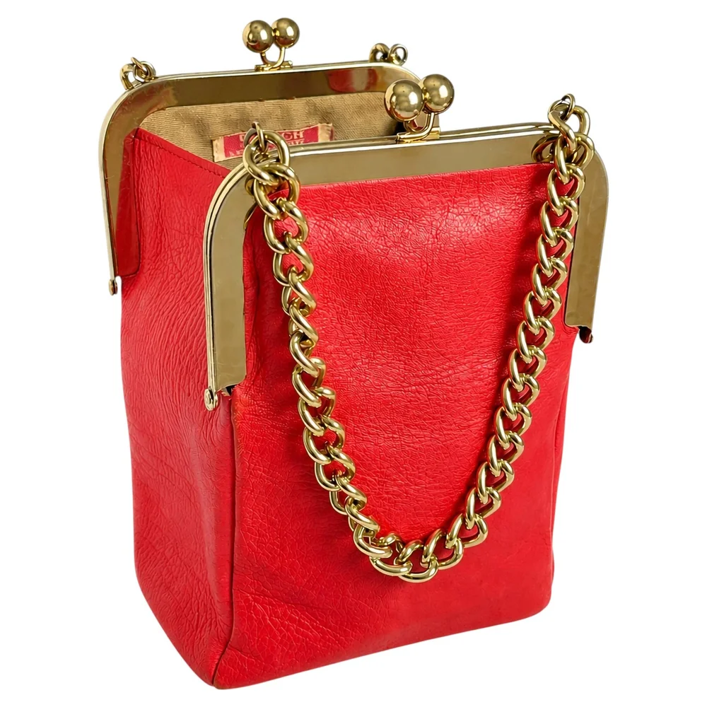 Pre-Owned Vintage Bonnie Cashin Double Header Tote, Red