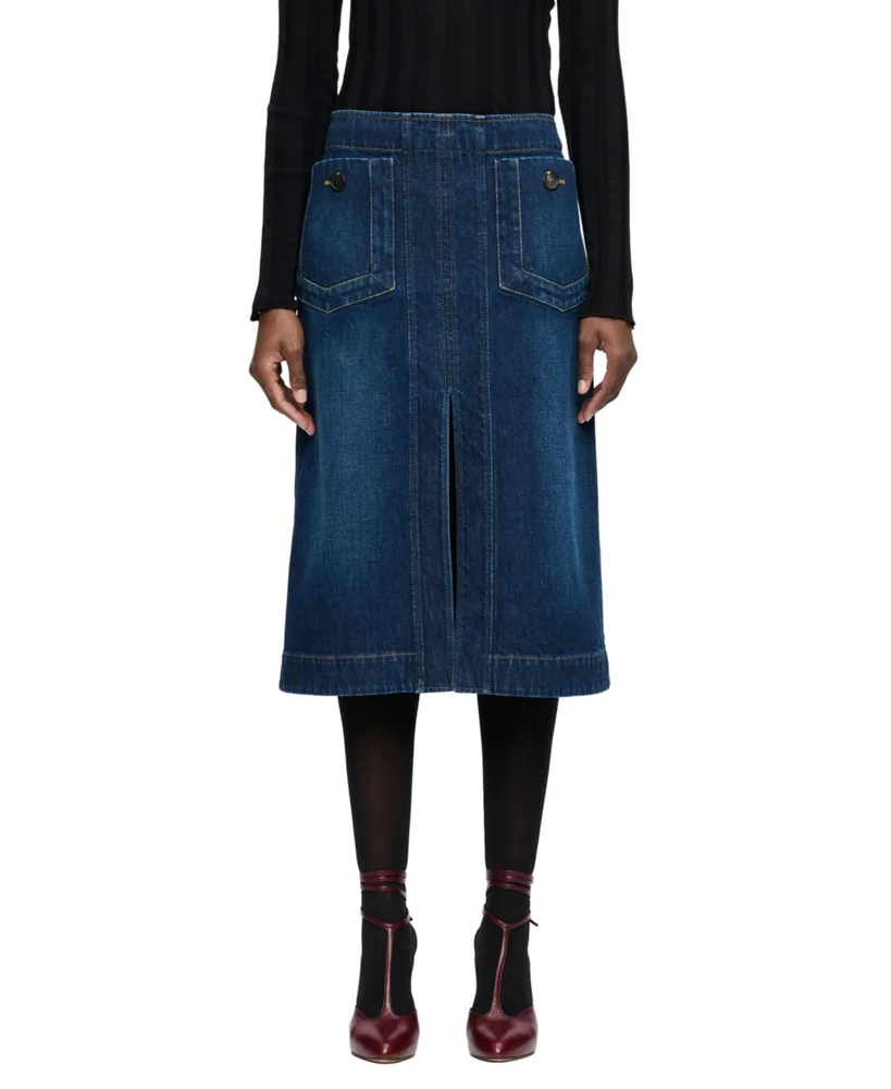 Fernanda Stretch Denim Skirt