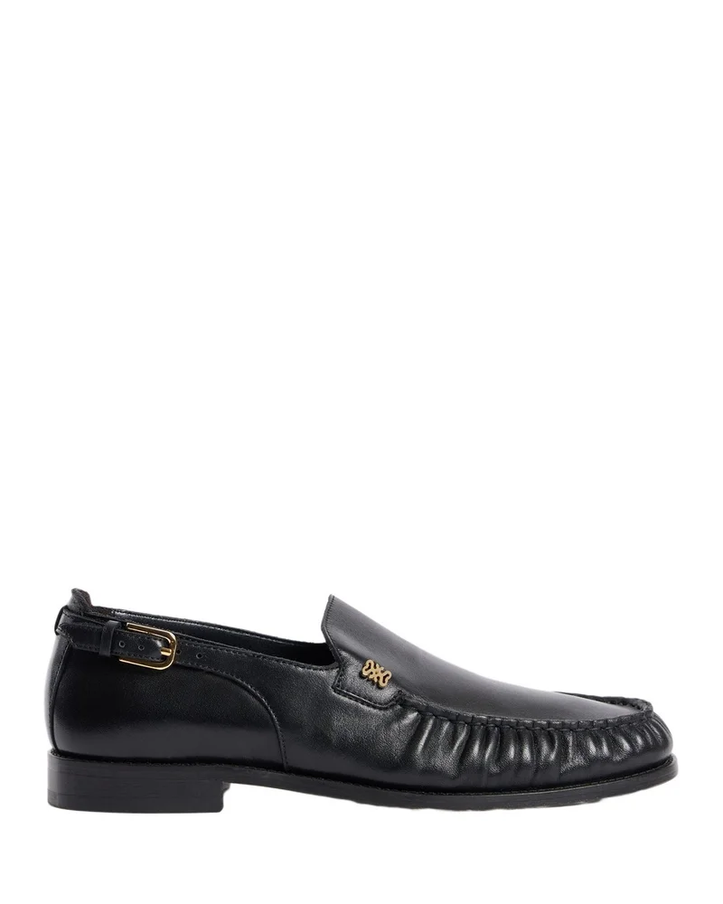 Women's Leather Buckle Loafers