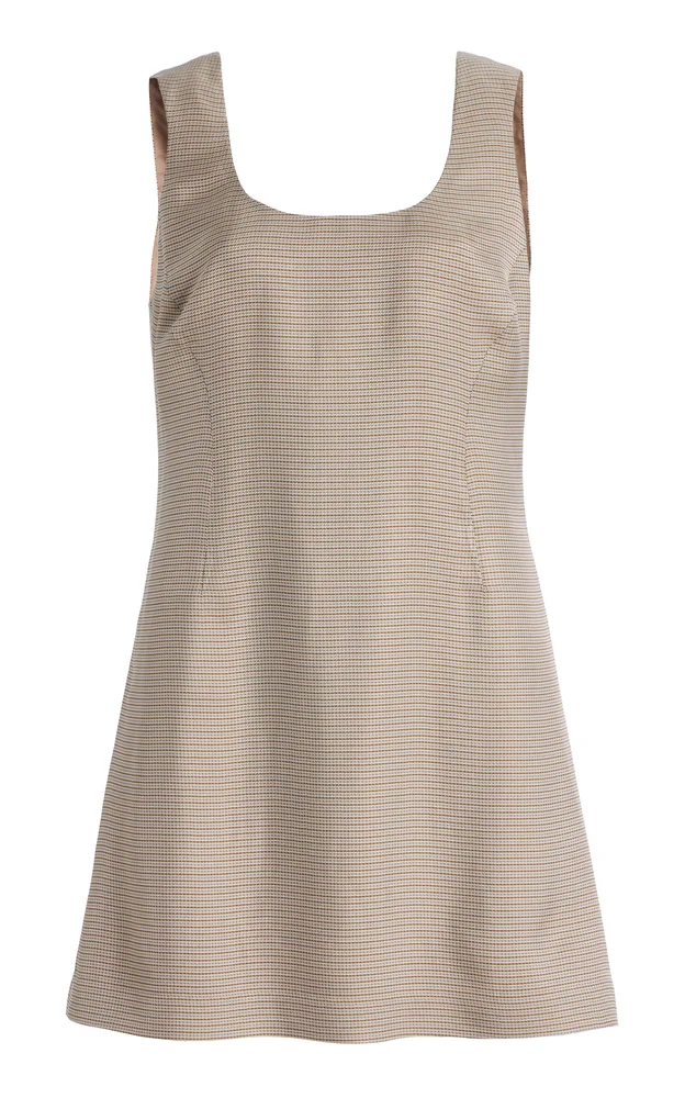 Eloise Micro-Plaid Mini Dress