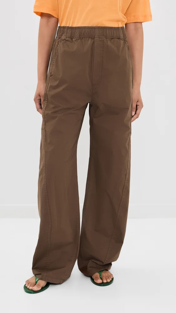 Garment Dyed Silky Cotton Winslow Pull On Pants