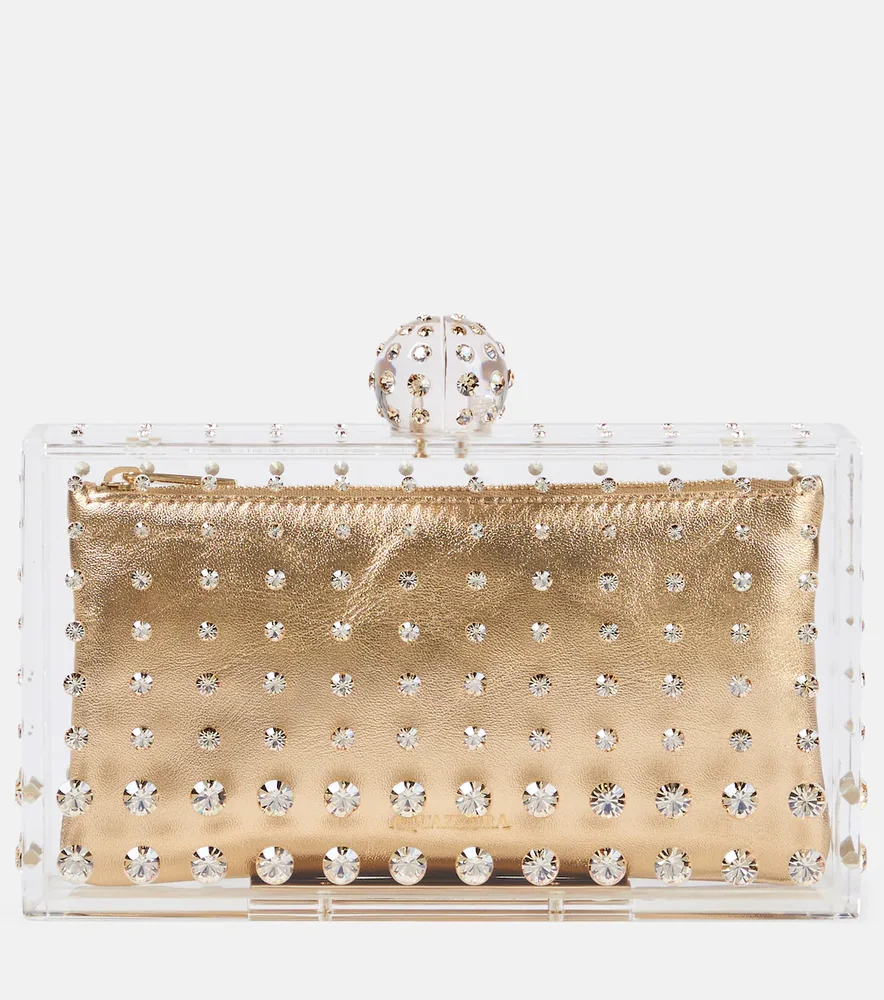 Tequila crystal-embellished clutch