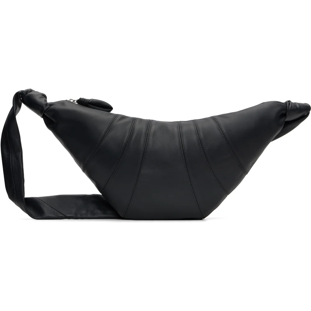 Gray Medium Croissant Bag