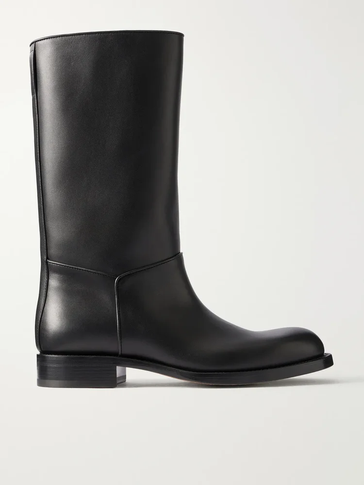 nobilis leather knee boots