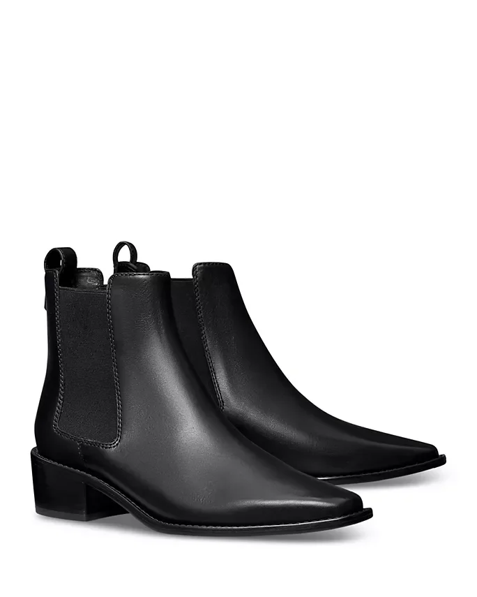 Women's Western Pointed Toe Ankle Chelsea Boots