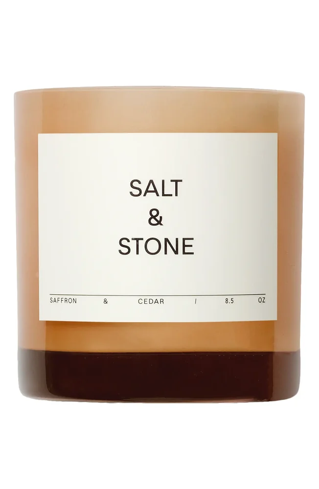 Saffron & Cedar Scented Candle