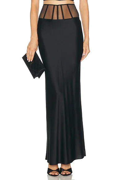 Illusion Long Skirt