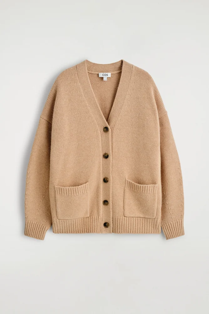 Oversized Merino Wool Cardigan
