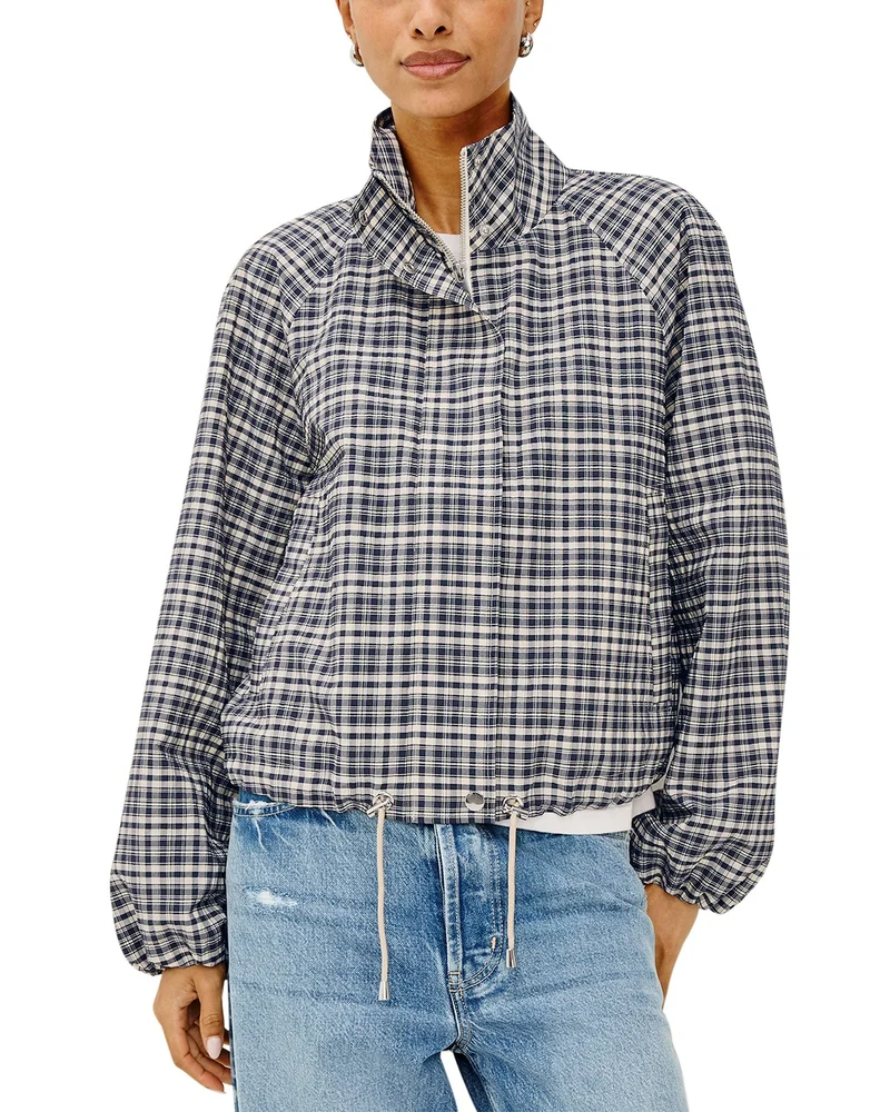 Blake Stand Collar Drawstring Jacket