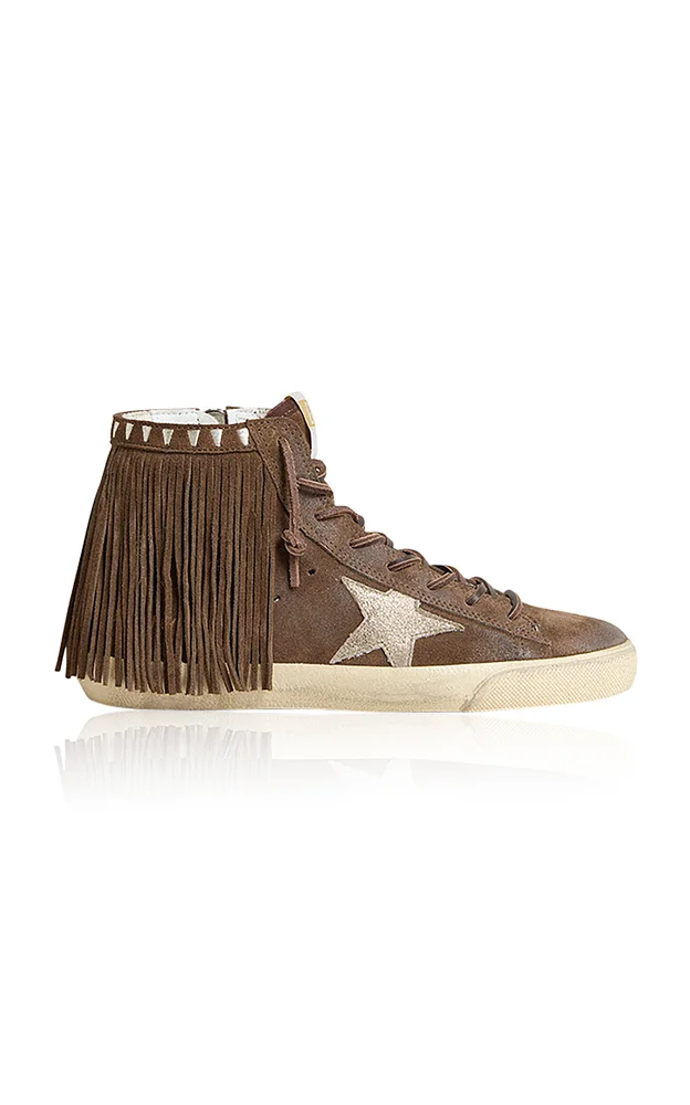 Francy Fringed Suede Sneakers