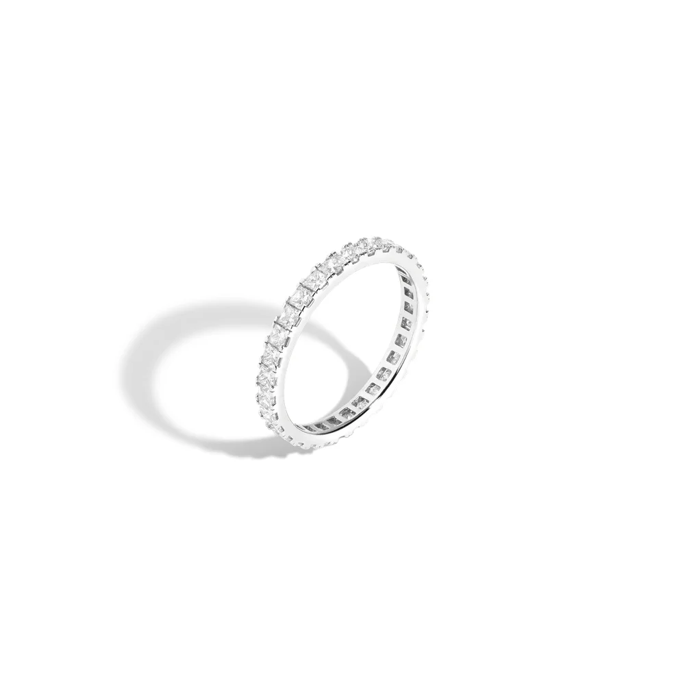 Princess Cut Lab Grown Diamond Eternity Ring