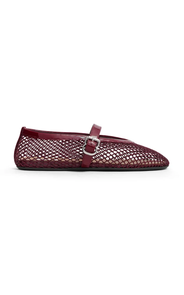 Fishnet Ballet Flats