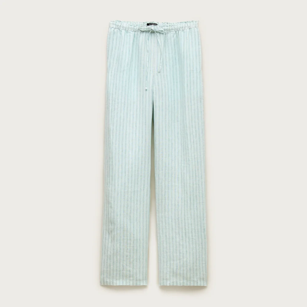 Soleil pant in striped linen