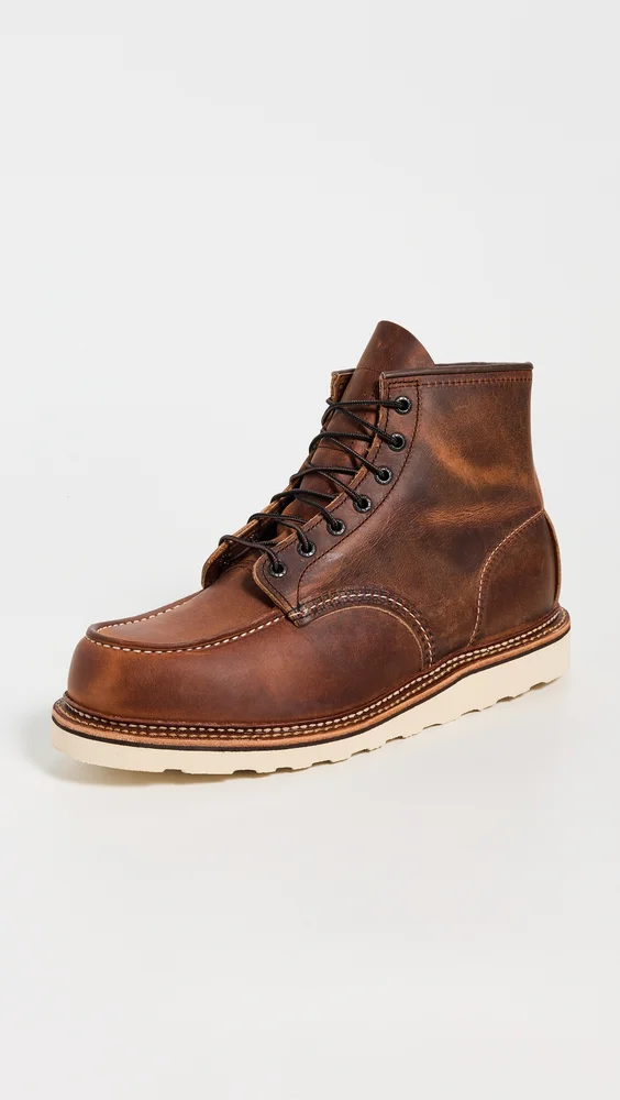 Classic Moc Rough and Tough Leather Boots