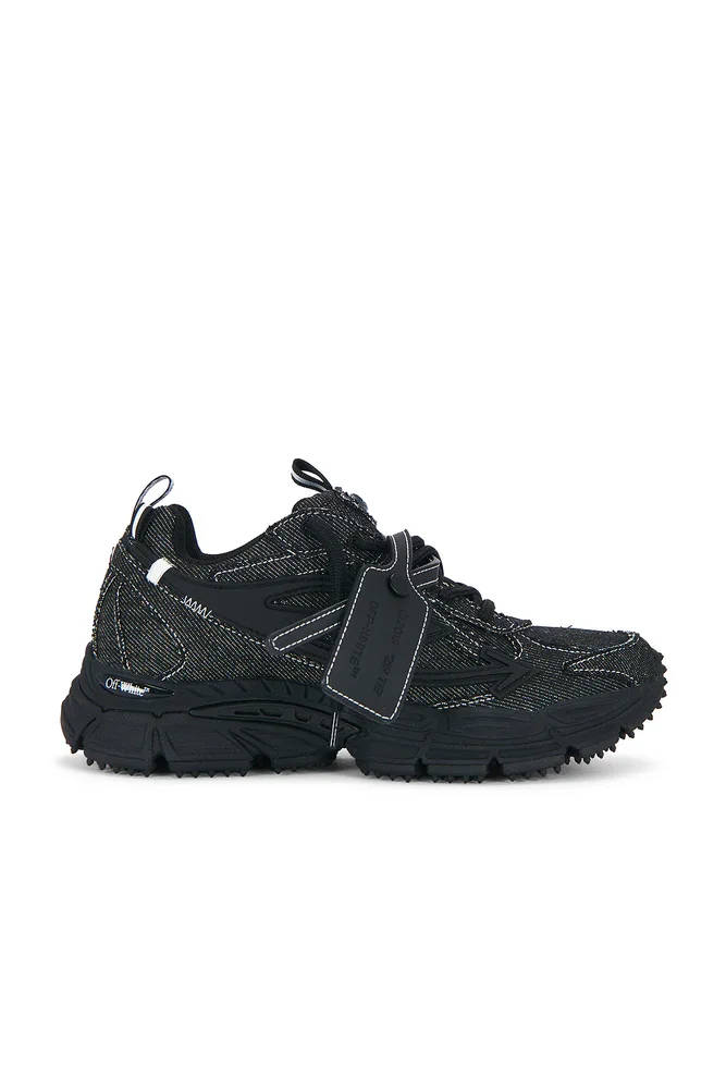 Denim Be Right Back Sneaker in Black White