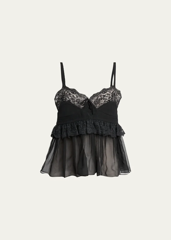 Organic Silk Crepe De Chine Top