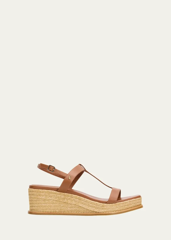 Theia 60MM Espadrille Wedge Sandals