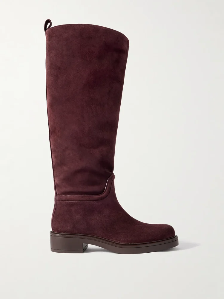 Celia suede knee boots