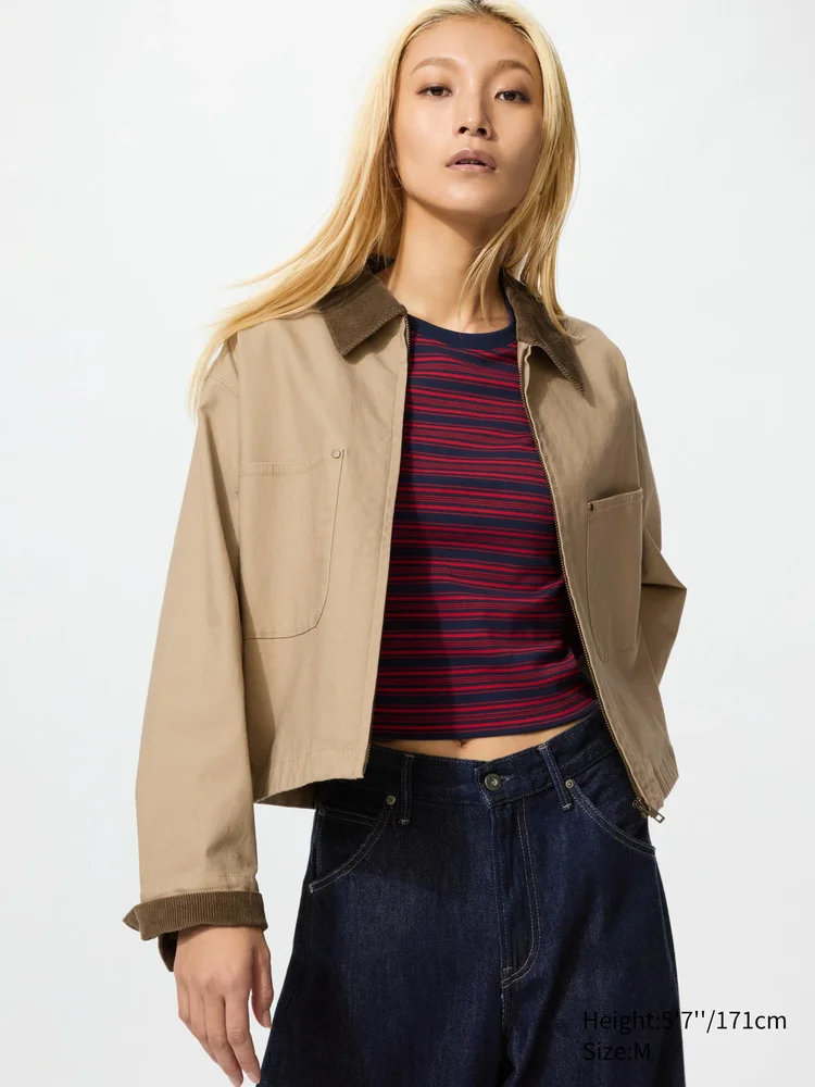 Zip-Up Short Jacket