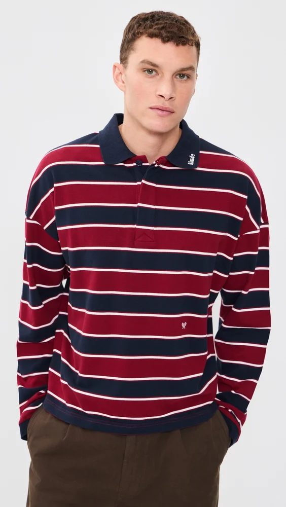 Fontaine Striped Polo Shirt