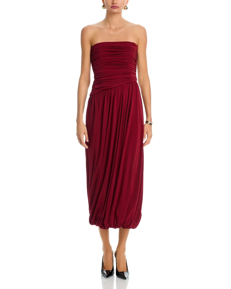 Rosine Strapless Midi Dress